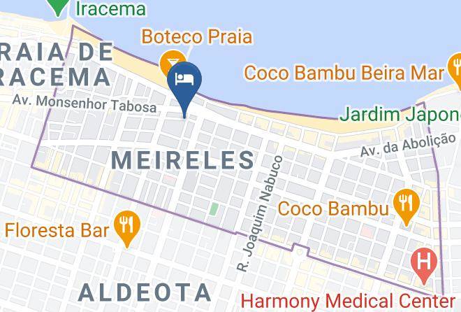 Fortaleza - Hotel Italia Beach Fortaleza Maps
