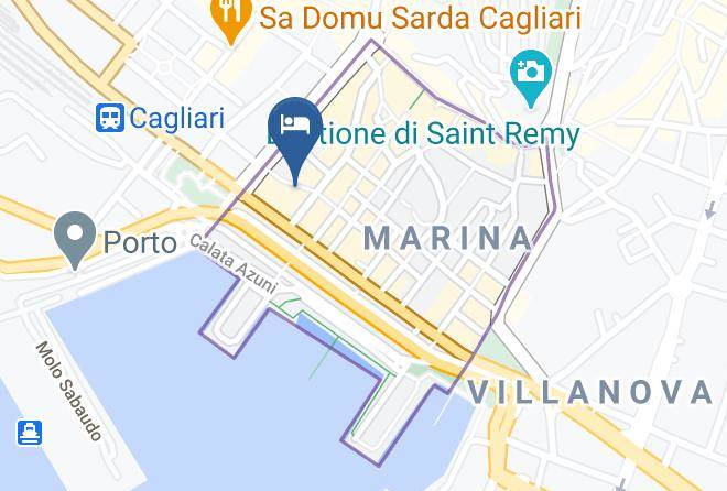 Cagliari - Hotel Italia Maps