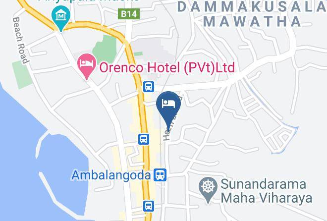 Galle - Hotel Italia Maps