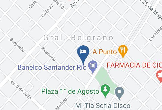 General Belgrano - Hotel Italia Maps