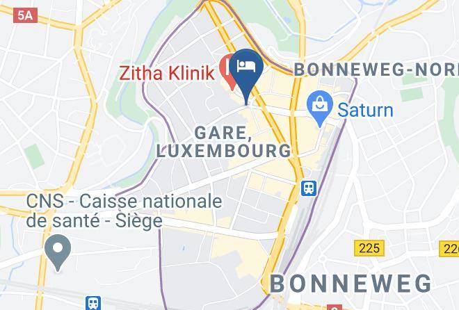 Luxembourg Gare - Hotel Italia Maps