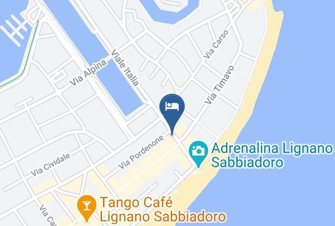 Udine - Hotel Italia Palace Maps