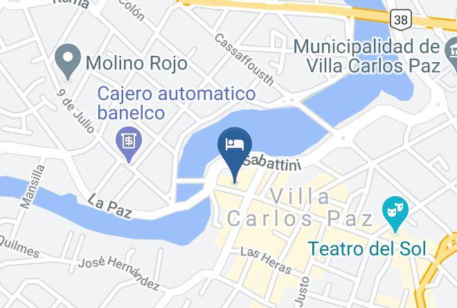 Santa Maria Department - Hotel Italia Maps