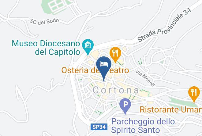 Arezzo - Hotel Italia Cortona Maps