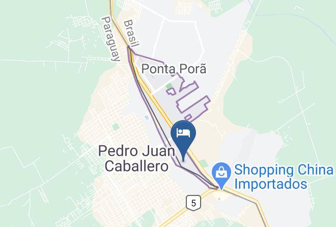 Ponta Pora - Hotel Italyan's Maps