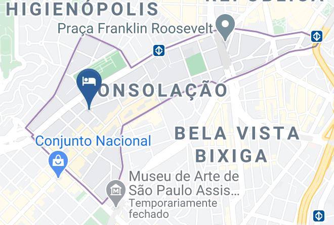 Sao Paulo Solacao - Hotel Itamar Maps