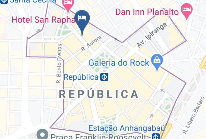 Sao Paulo Republica - Hotel Itamarati Maps