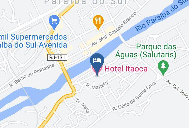 Paraiba Do Sul - Hotel Itaoca Maps