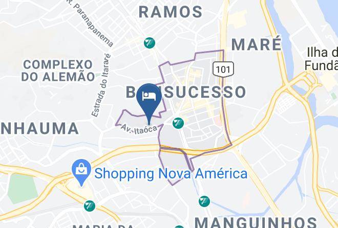 Rio De Janeiro Bonsucesso - Hotel Itaoka Maps
