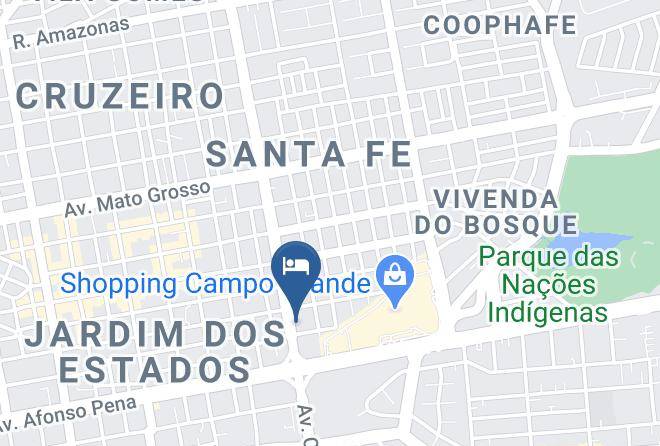 Campo Grande - Hotel Itapua Maps