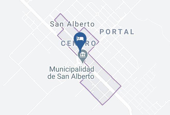 San Alberto - Hotel Itiquira Maps