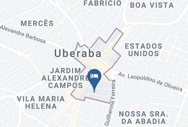 Uberaba - Hotel Ituiutaba Maps