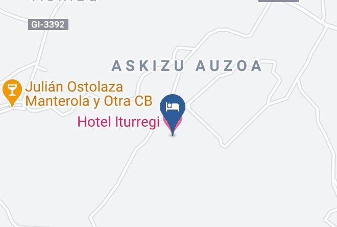 Gipuzkoa - Hotel Iturregi Maps