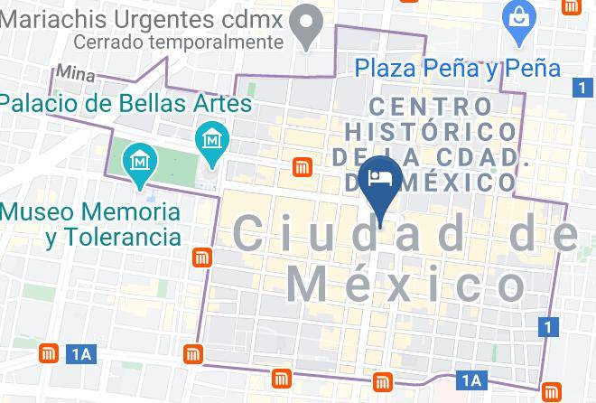 Cuauhtemoc - Hotel Itza Maps