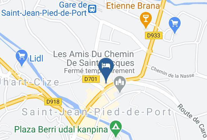 Pyrenees Atlantiques - Hotel Itzalpea Maps