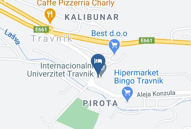 Srednjobosanski - Hotel Iut Maps
