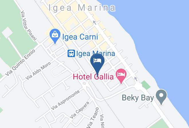 Rimini - Hotel Ivana Maps