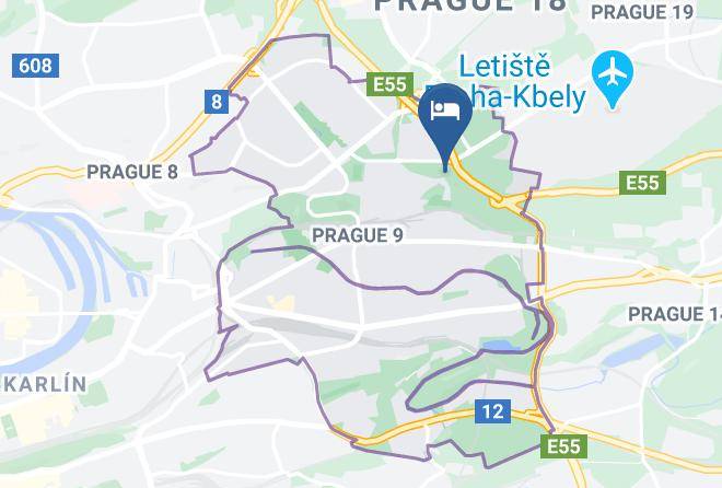 Prague - Hotel Ivka Maps