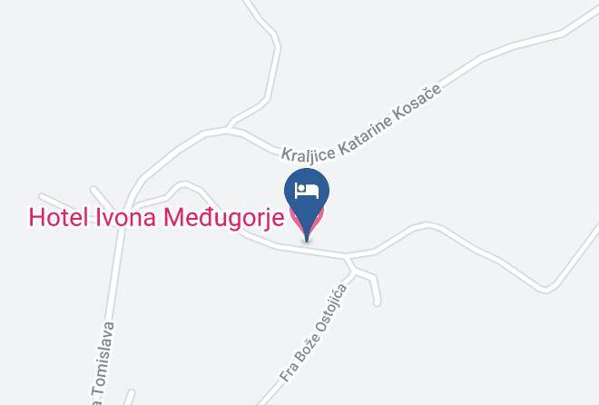 Hercegovacko Neretvanski - Hotel Ivona Medugorje Maps