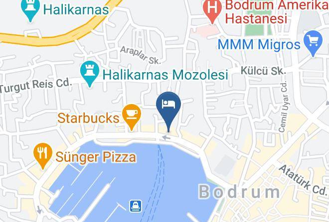 Bodrum - Hotel Iz Birak Maps
