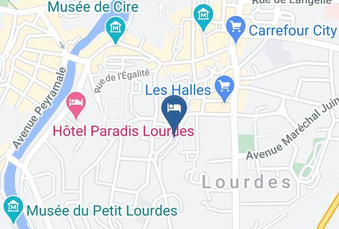 Hautes Pyrenees - Hotel Izarra Maps