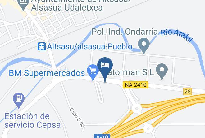 Navarra - Hotel Izelai Maps