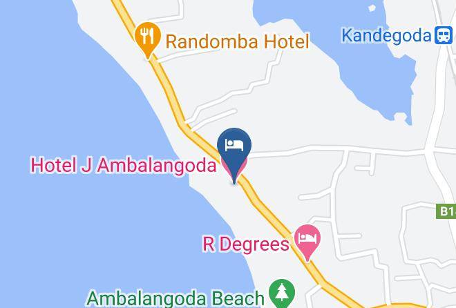 Galle - Hotel J Ambalangoda Maps
