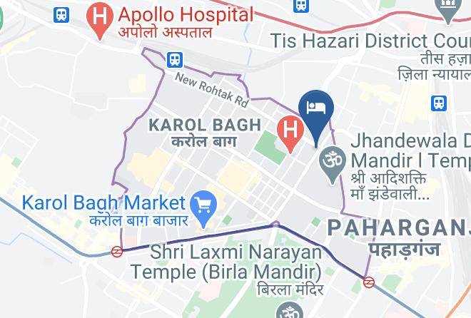 Karol Bagh - Hotel J Joy Maps