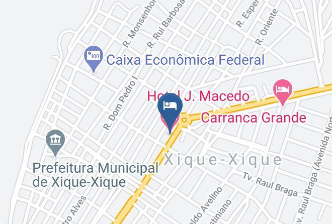 Xique Xique - Hotel J Macedo Maps