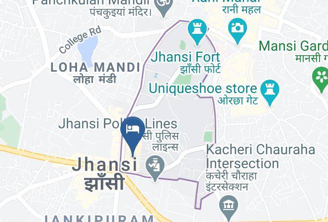 Jhansi - Hotel J P Palace Maps
