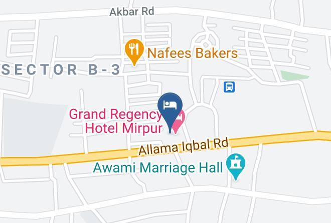Mirpur - Hotel Jabeer Maps