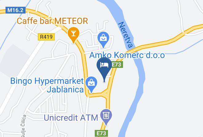 Hercegovacko Neretvanski - Hotel Jablanica Maps