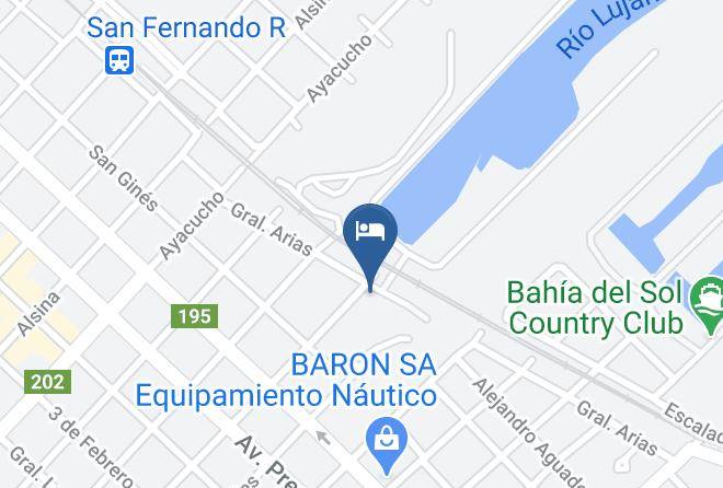 San Fernando - Hotel Jacaranda Maps