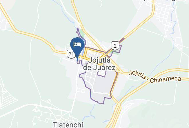 Jojutla - Hotel Jacarandas Maps