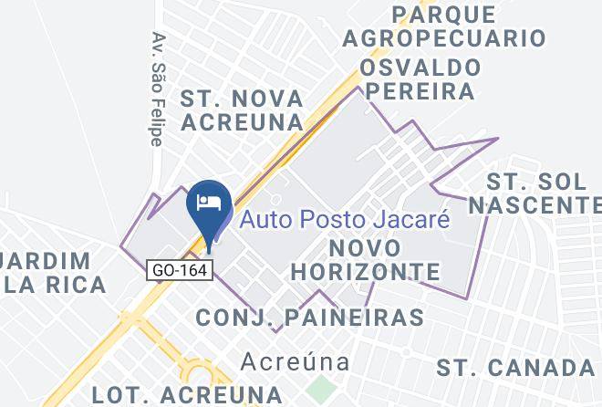 Acreuna - Hotel Jacare Maps