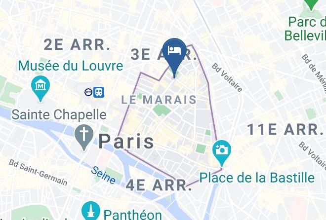 Hotel Jacques De Molay Map