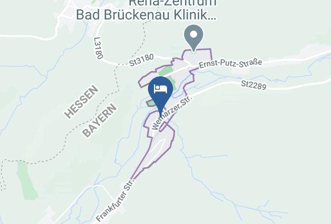 Bad Kissingen - Hotel Jagerhof Maps