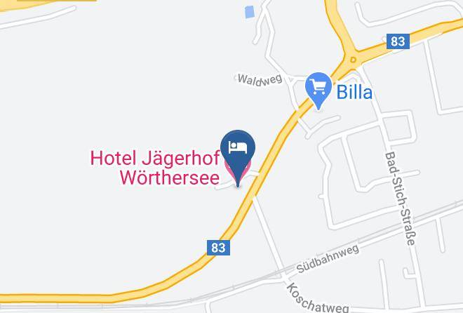 Klagenfurt Land - Hotel Jagerhof Worthersee Maps
