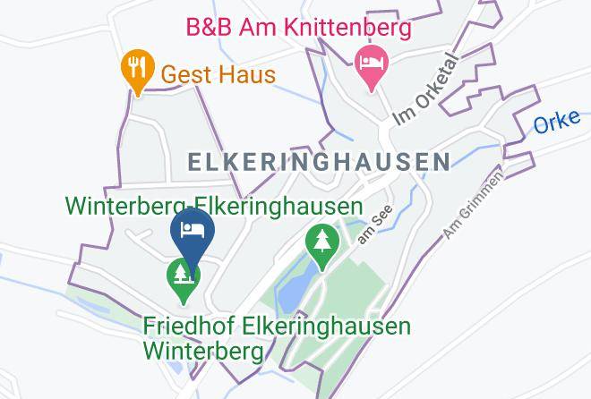 Hochsauerlandkreis - Groepshuis Winterberg Maps