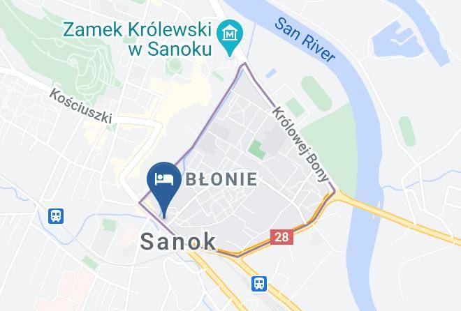 Sanocki - Hotel Jagiellonski W Sanoku Maps