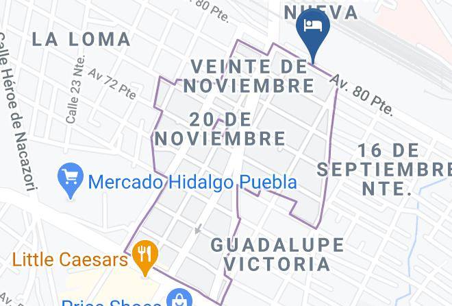 Puebla Estacion Nueva - Hotel Jaguar Puebla Maps