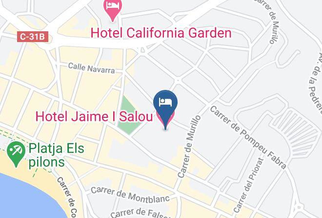 Tarragona - Hotel Jaime I Salou Maps