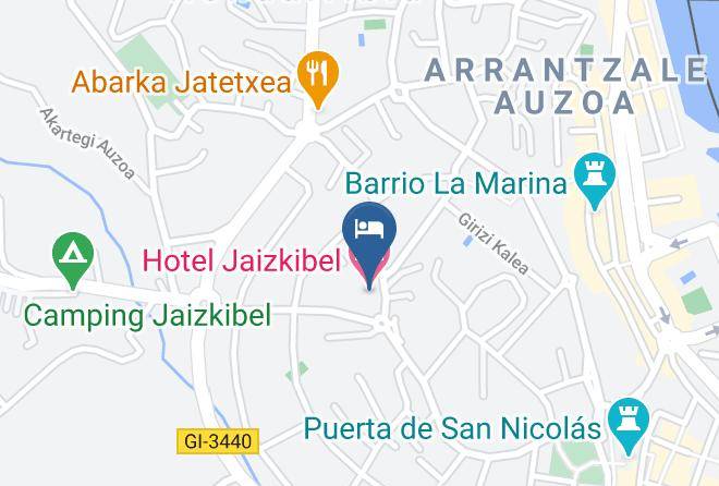 Gipuzkoa - Hotel Jaizkibel Maps