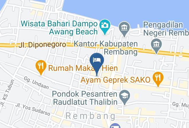 Rembang Regency - Hotel Jakarta Raya Maps