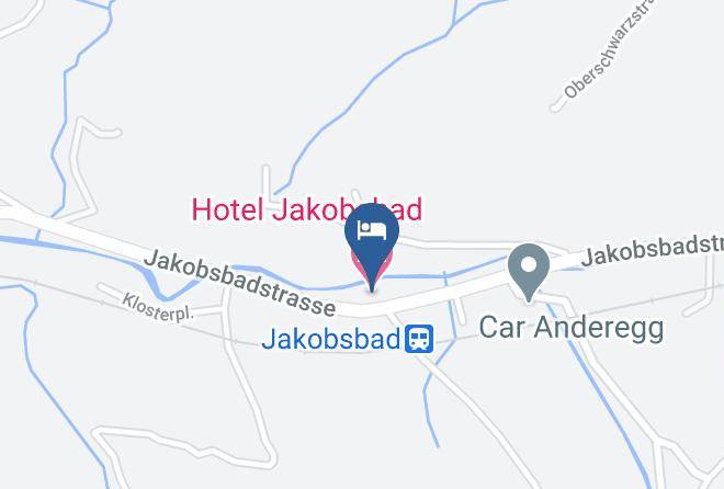 Appenzell Inner Rhodes - Hotel Jakobsbad Maps