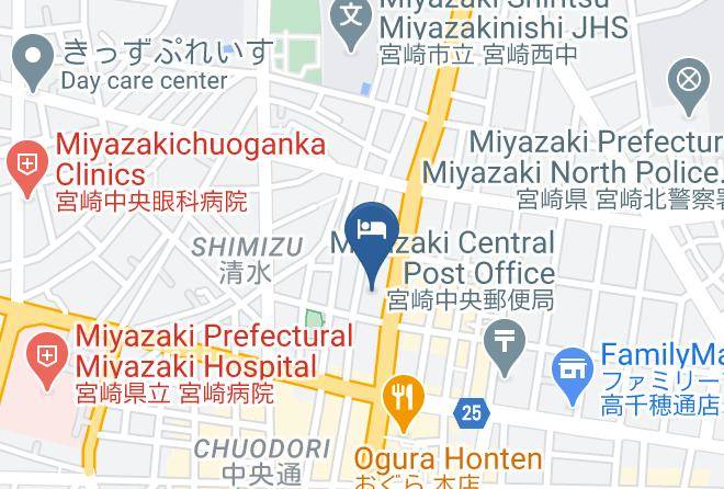 Miyazaki City - Hotel Jal City Miyazaki Maps