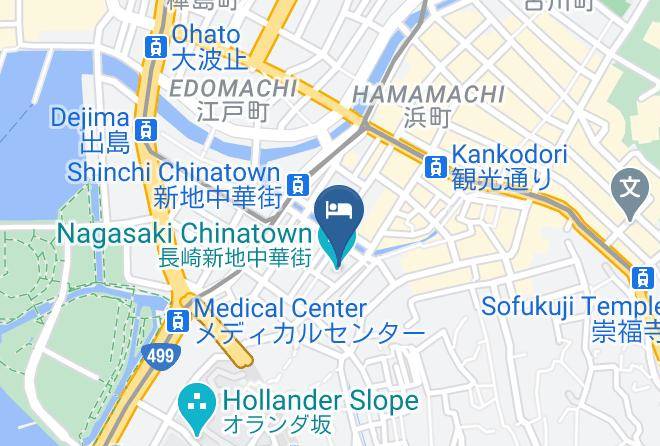 Nagasaki City - Hotel Jal City Nagasaki Maps