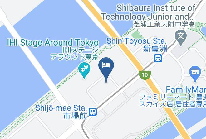 Koto Ward - Hotel Jal City Tokyo Toyosu Maps