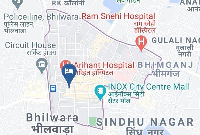 Bhilwara - Hotel Jalaj Retreat Maps