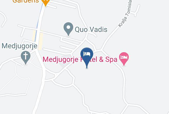 Hotel Jana Medugorje Map